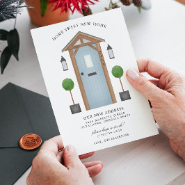 Home Sweet New Home Moving Uitnodiging