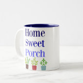 Home Sweet Porch Two-Tone Coffee Mok (Voorkant links)