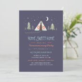 Home Sweet Tipi Housewarming Invite Kaart (Staand voorkant)