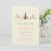 Home Sweet Tipi Invitation de chauffage domestique (Debout devant)