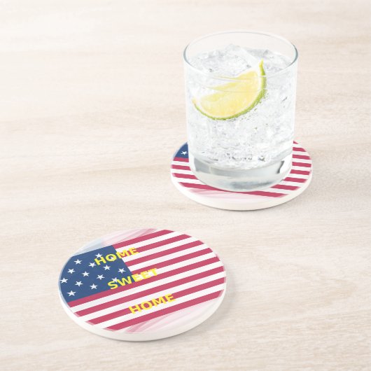 Home Swet Home Zandsteen Onderzetter (Zijkant)