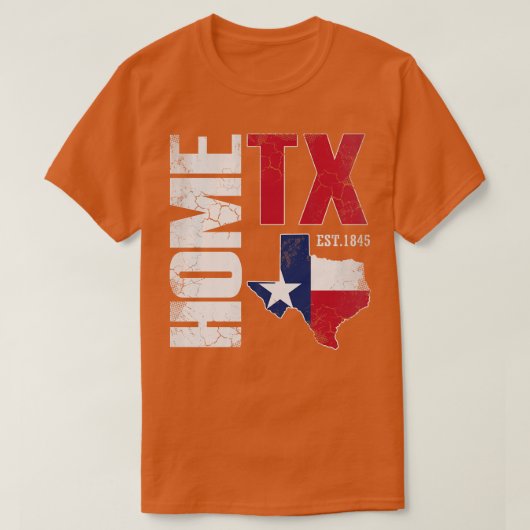 Home Texas  Love T-shirt (Design voorkant)