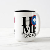 HOME Thermopolis 15oz Tweekleurige Koffiemok (Voorkant rechts)