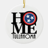 HOME Tullahoma Tennessee Keramisch Ornament (Voorkant)
