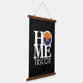 HOME Tuscon Arizona Hangend Wandkleed (Gebogen)