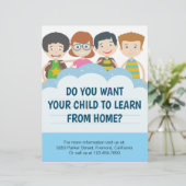 Home Tutor Flyer (Staand voorkant)