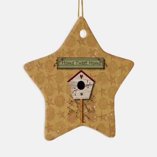 Home Tweet Home Ornament (Rechts)
