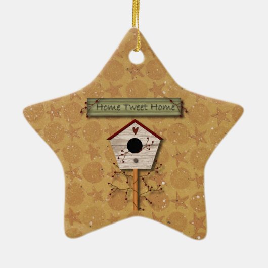 Home Tweet Home Ornament (Achterkant)