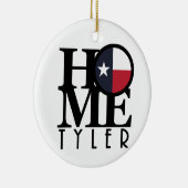 HOME Tyler Texas Keramisch Ornament (Rechts)