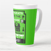 Home Verbetering Gefeliciteerd Latte Mok (Rechterhoek)