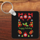 Home Verbetering Kerstcadeaus Sleutelhanger (Voorkant)