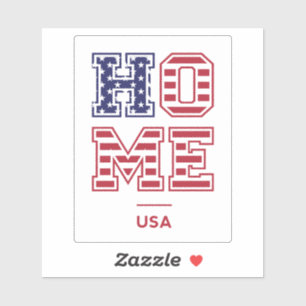 HOME VERENIGDE STATEN STICKER