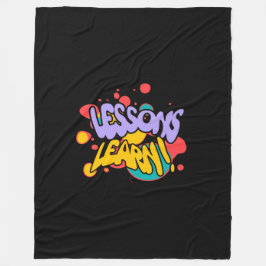 HOME VERF SPLASH LESSEN LEREN FLEECE DEKEN 