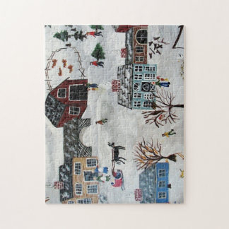 Home voor de feestdagen legpuzzel