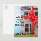 Home voor het Feestdagen Briefkaart (Voorkant / Achterkant)