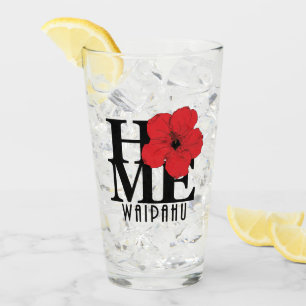 HOME Waipahu, awaii Red Glas