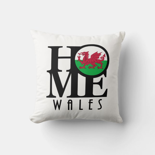 HOME Wales Kussen (Voorkant)