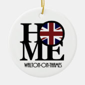 HOME Walton-On-Thames Keramisch Ornament (Voorkant)