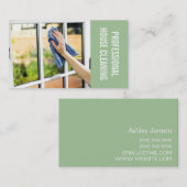 Home-wasprogramma's, Visitekaartje voor schoonmaak (Voorkant / Achterkant)