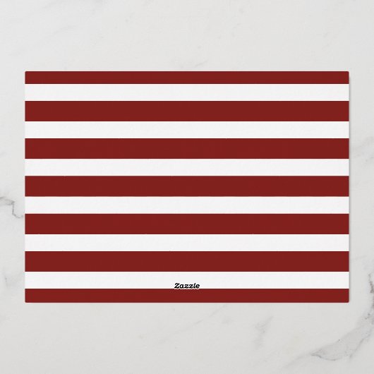 Home - We hebben rode Waterverf-deur verplaatst Folie Uitnodiging (Achterkant)