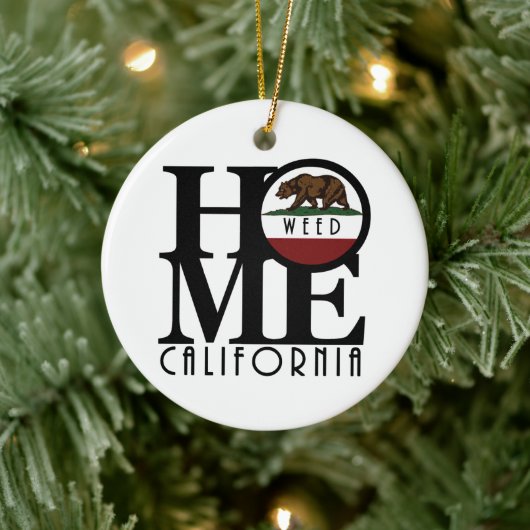HOME Weed California Keramisch Ornament (Boom)