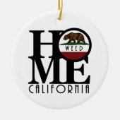 HOME Weed California Keramisch Ornament (Voorkant)