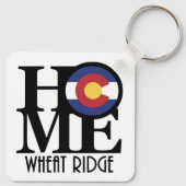 HOME Wheat Ridge Colorado Sleutelhanger (Achterkant)