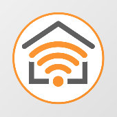 Home Wi-Fi Raamsticker (Vel)