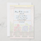 Home Windows Planten Aangepaste vierkant Kaarten (Achterkant)