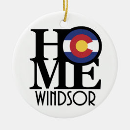 HOME Windsor Colorado Keramisch Ornament