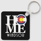 HOME Windsor Colorado Sleutelhanger (Achterkant)