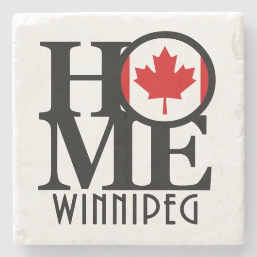 HOME Winnipeg Stenen Onderzetter (Voorkant)