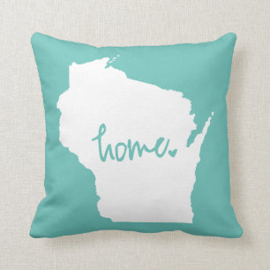 Home Wisconsin Custom Color Kussen