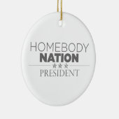 Homebody Nation President Keramisch Ornament (Rechts)