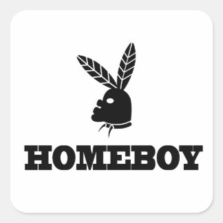 Homeboy Vierkante Sticker