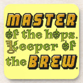 Homebrew Beer Brewer Bier Onderzetter (Voorkant)