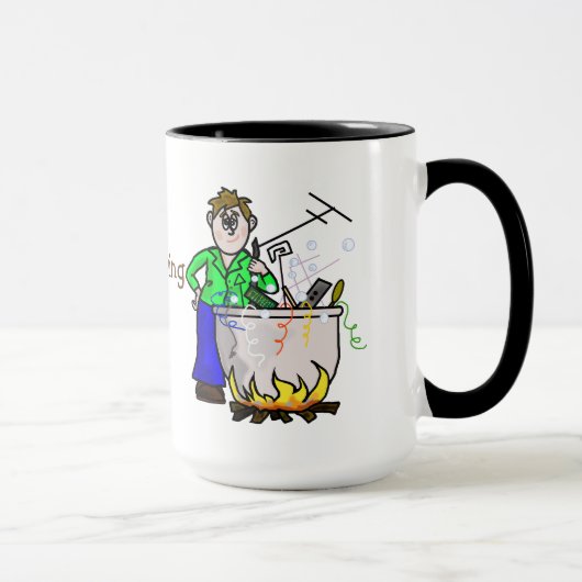 Homebrew Ham Radio Operator Mug Customisez-Le! (Droite)