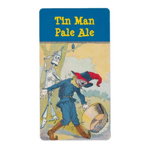Homebrew labels Tin Man Scarecrow  Oz (Voorkant)