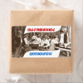 Homebrewing Bierflesetiket Ouderwets Brouwen Etiket (Insitu)