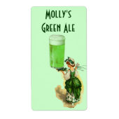 Homebrewing Bierlabel Irish Green St Patricks Day Etiket (Voorkant)