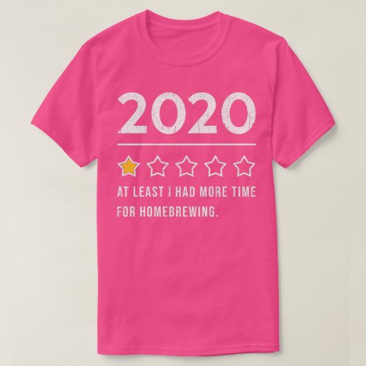 Homebrewing Gift 2020 classique T-shirt (Design voorkant)