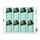 Homebrewing levert bier brouwen staal ploeg label (Full Sheet)