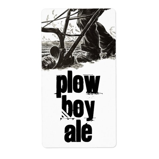 Homebrewing Supplies Bierploeg Boy Ale Field Label (Voorkant)