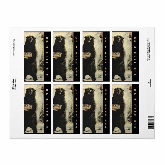 Homebrouwbenodigdheden voor brouwerijen met homebr etiket (Full Sheet)