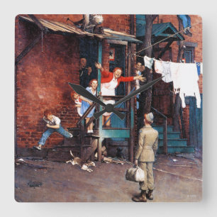 Homecoming G.I. Vierkante Klok