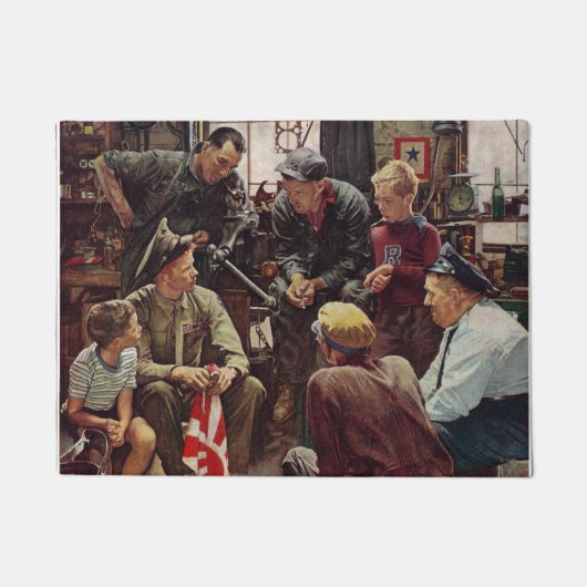 Homecoming Marine Deurmat (Voorkant)