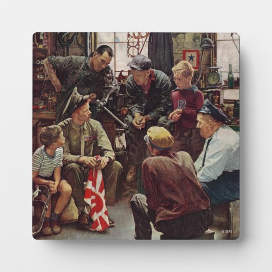 Homecoming Marine Fotoplaat (Voorkant)