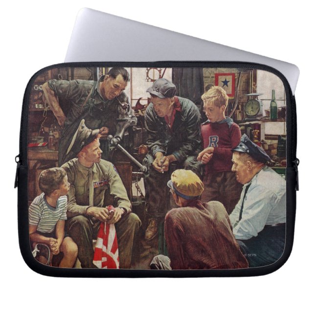 Homecoming Marine Laptop Sleeve (Voorkant)