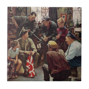 Homecoming Marine Tegeltje