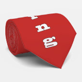 Homecoming moeder stropdas (Opgerold)